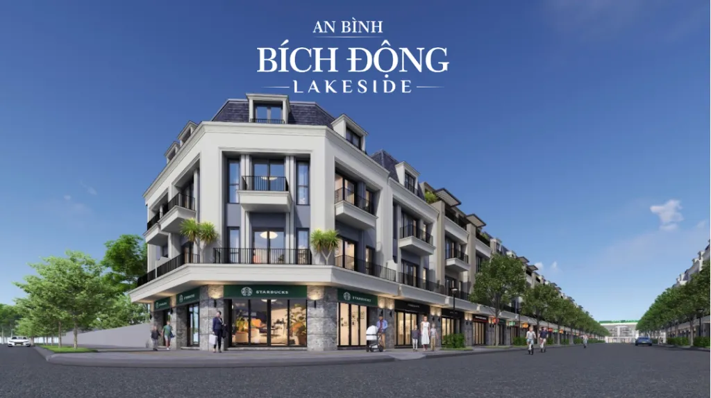 BÁN NHÀ LIỀN KỀ BÍCH ĐỘNG LAKESIDE, 114M² MT 6M, ĐƯỜNG 19M, GẦN CÔNG VIÊN, CHỈ TỪ 61 TRIỆU/M²