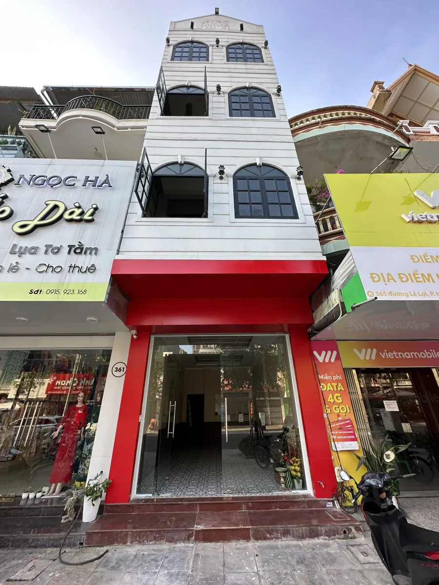 Cho Thuê Mặt Bằng Kinh Doanh Tầng 1 Đường Lê Lợi – Trung Tâm TP Bắc Giang