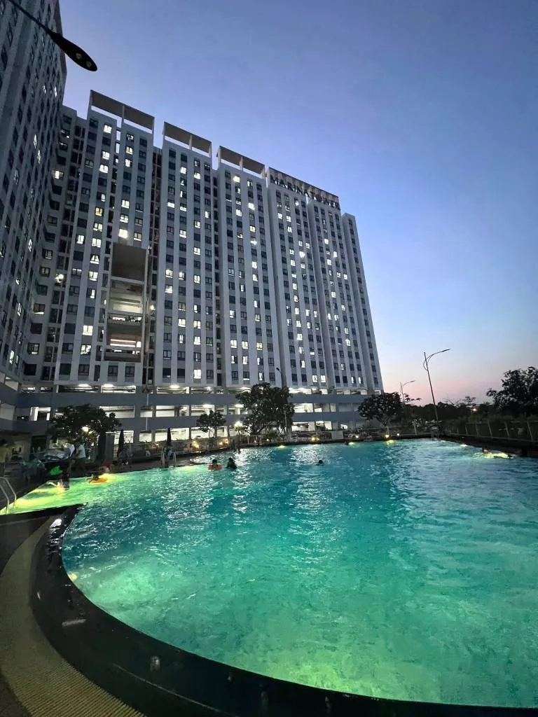CHO THUÊ CĂN HỘ MARINA TOWER, 1PN 60M2, FULL NỘI THẤT ĐẸP, BANCON, LOGIA RIÊNG BIỆT
