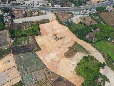 Cho thuê 1.4 ha đất mặt đường mỹ phước tân vạn