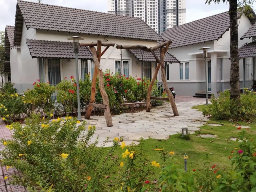 CHO THUÊ CĂN HỘ 1PN TIAMO THỦ DẦU MỘT, SÂN VƯỜN RỘNG, FULL NỘI THẤT, GIÁ 4,5 TRIỆU
