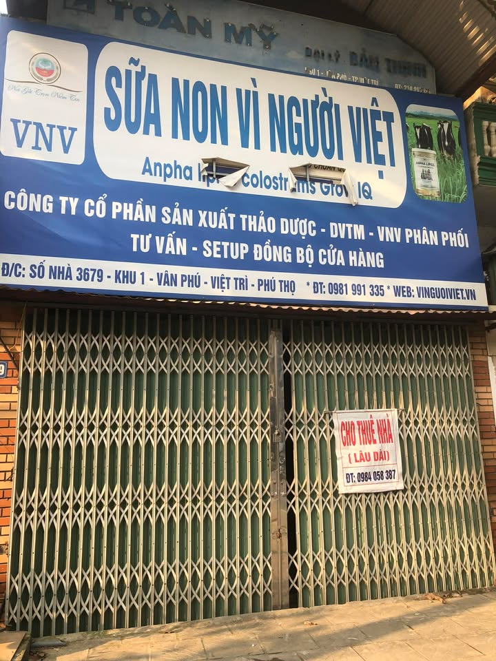 CHO THUÊ NHÀ Ở + KHO NHÀ XƯỞNG – ĐẠI LỘ HÙNG VƯƠNG, VIỆT TRÌ – PHÚ THỌ